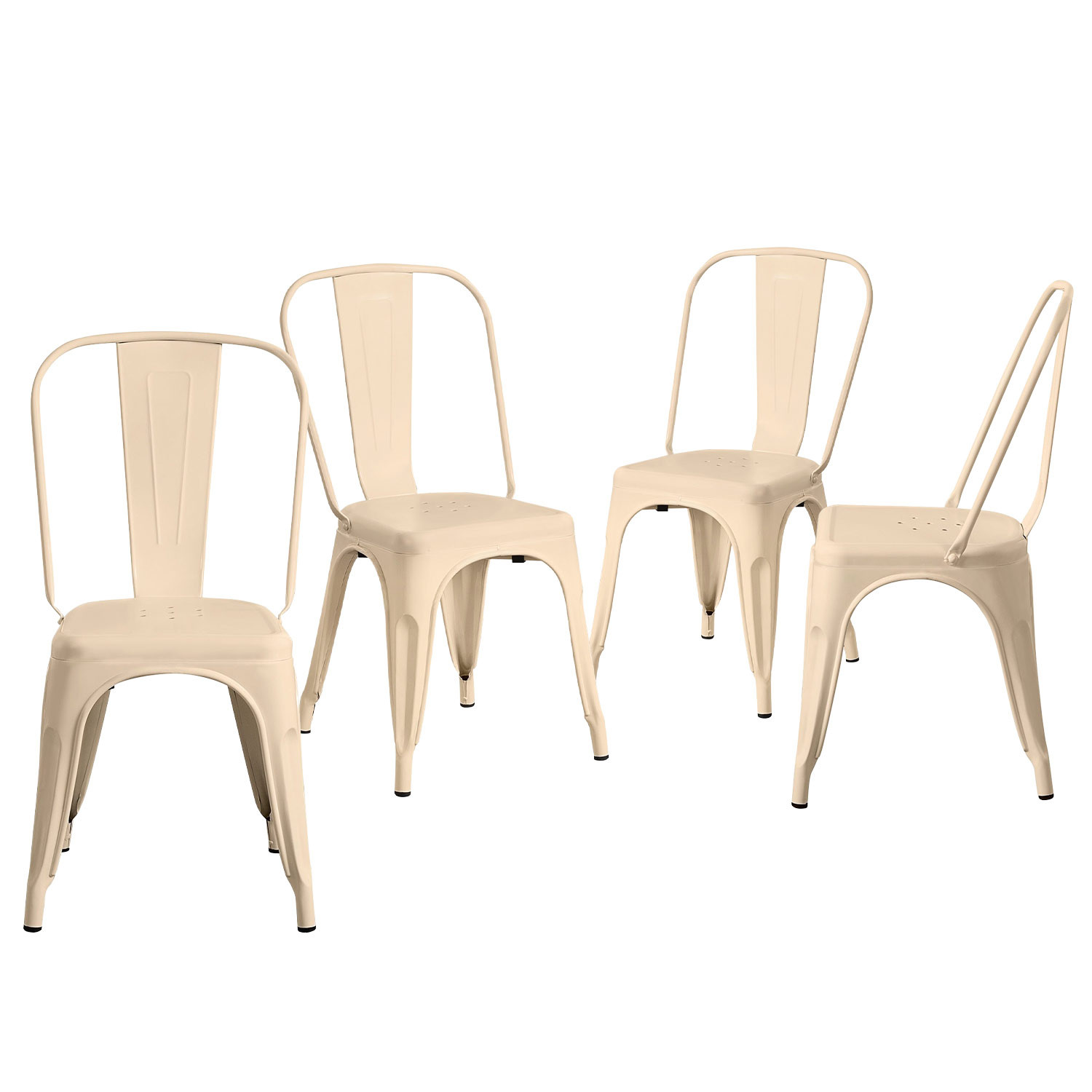 Pack 4 Sillas Industriales Strong 45x54x85cm Thinia Home Sillas de Comedor 1